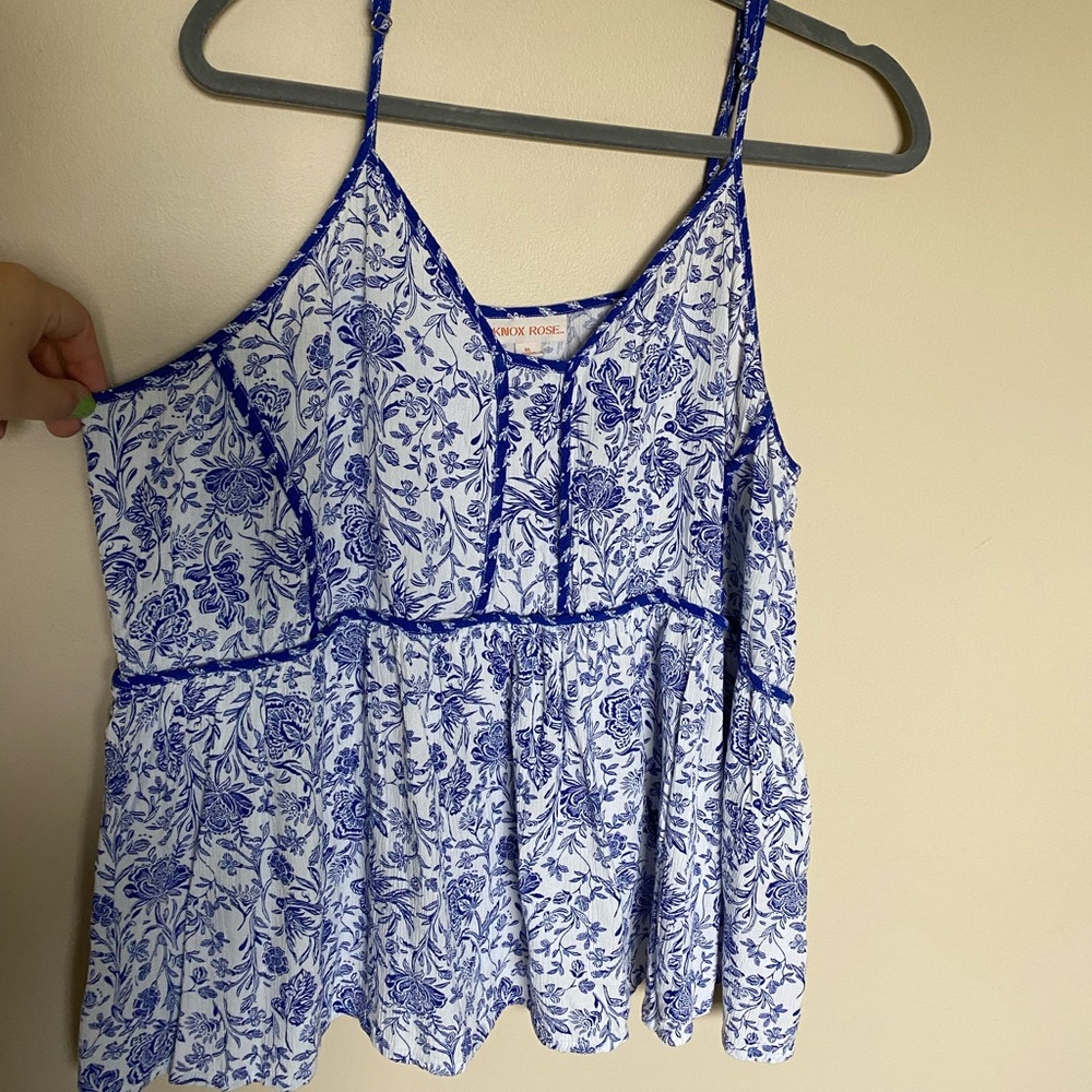 floral tank top
